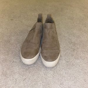 Tan sneakers